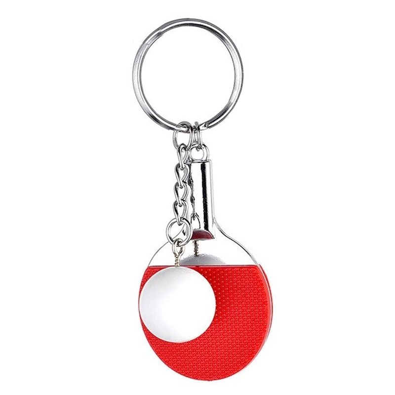 Porte Cl S Raquette De Ping Pong Tennis De Table Argent Bijoux A