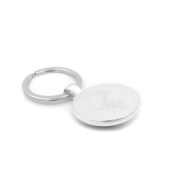 J'adore ma nounou silver pink heart key ring