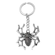 Porte-clés araignée argenté