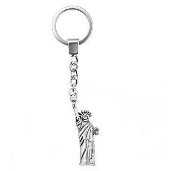 Porte-clés statue de la liberté New-York argenté