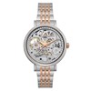 Montre automatique squelette strass bracelet acier NIGHTINGALE - vue V1