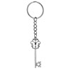 Porte-clés vintage clé de château royal argenté - vue V1
