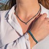 Collier, bracelet et boucles d'oreilles Lumia en pierres Apatite - vue V4
