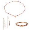 Collier, bracelet et boucles d'oreilles Lumia en pierres Tourmaline - vue V1