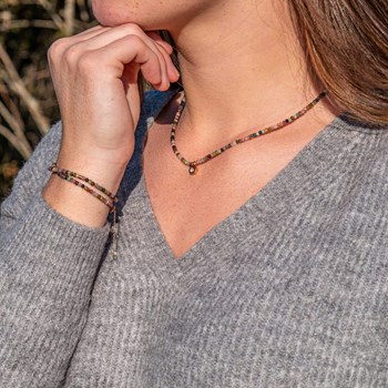 Lumia Toermalijn halsketting, armband en oorbellen