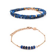 Bracelets Lumia et Piana en pierres Lapis-lazuli