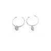 Boucles d'oreilles créoles Margot en Acier 316L - vue V1