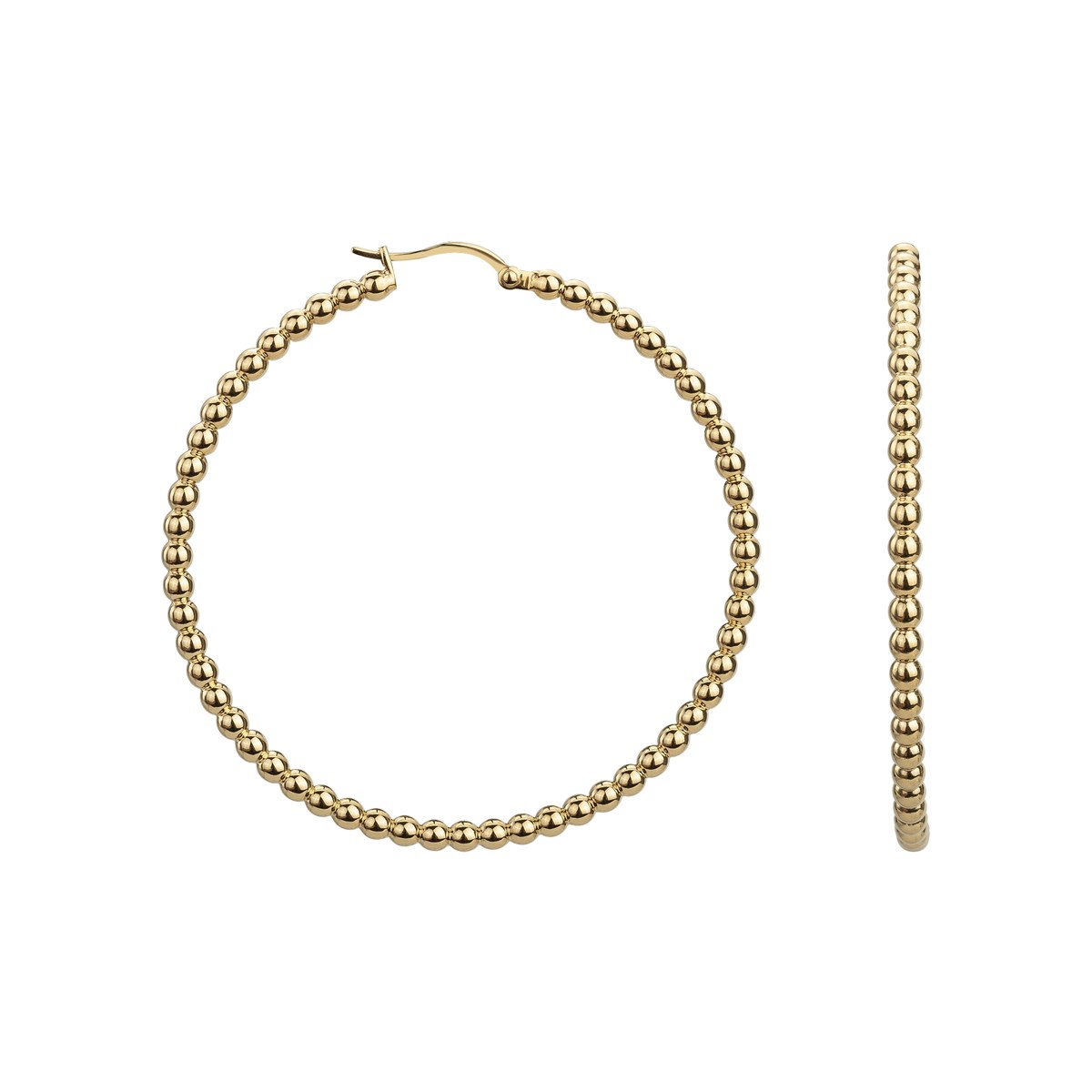 Boucles d'oreilles créoles Laëtitia en Acier 316L