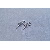 Boucles d'oreilles pendantes Jules en Acier 316L - vue V3