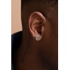 Boucles d'oreilles puces Gianni en Acier 316L - vue V2
