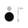 Boucles d'oreilles pendantes Allison en Acier - vue V1