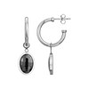 Boucles d'oreilles pendantes Maria en Acier - vue V1