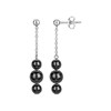 Boucles d'oreilles pendantes Serenity en Acier 316L - vue V1