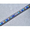 Bracelet souple Marius en Acier 316L avec lapis lazuli bleu saphir - vue V2