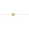 Bracelet souple mono-motif Eva en Acier - vue V1