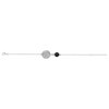 Bracelet souple mono-motif Arianna en Acier - vue V1