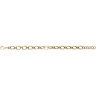 Bracelet souple mono-motif Madelyn en Acier 316L
