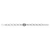 Bracelet souple mono-motif Madelyn en Acier 316L - vue V1
