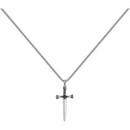 Collier mono-motif Jules en Acier 316L