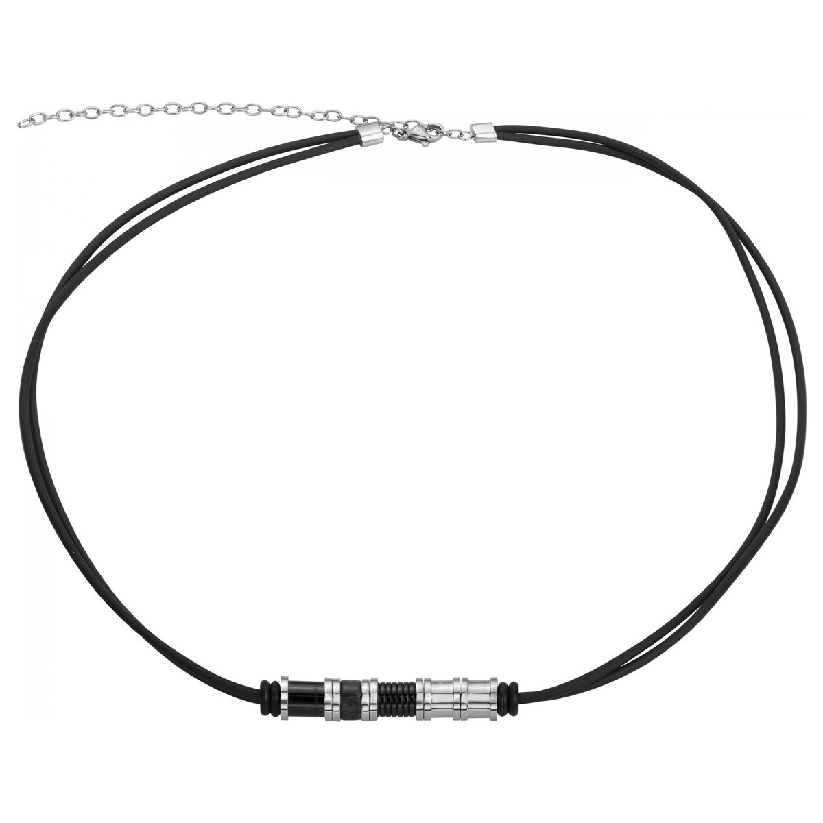 Collier multi-motifs Max en Acier 316L