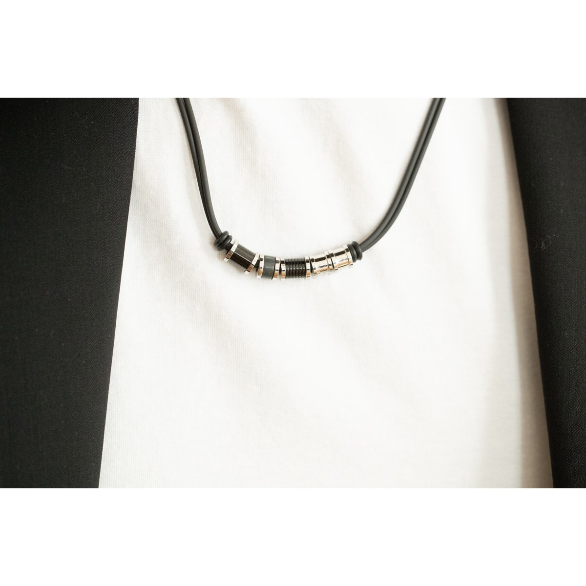 Collier multi-motifs Max en Acier 316L - vue 2