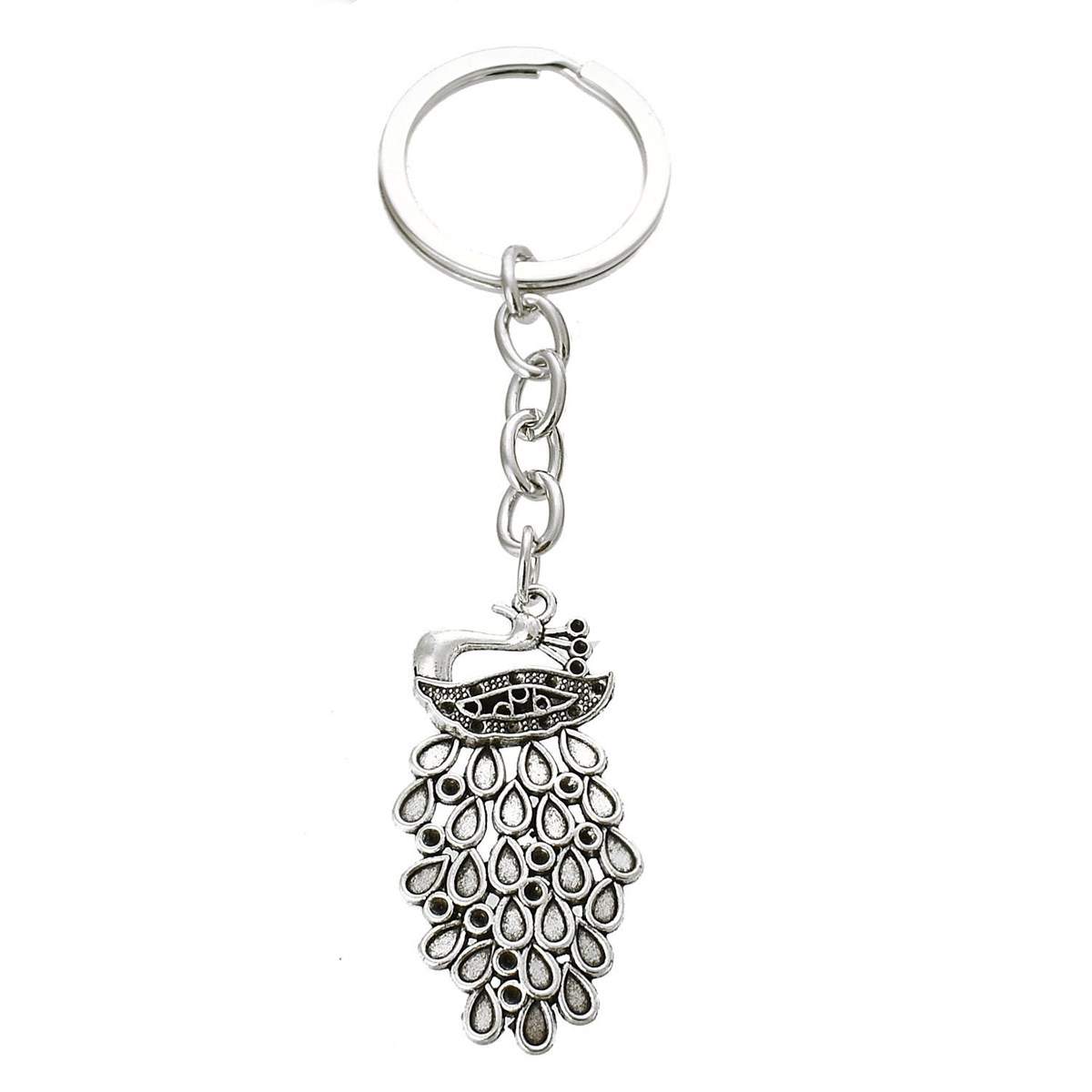 Porte-clés Tête De Jaguar Avec Cristaux - Accessoire Déco Pour Sac, Clés Ou Cadeau (JewelBeauty)