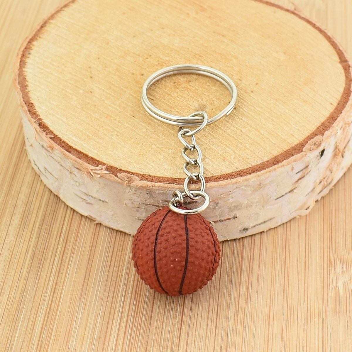 Porte-clés ballon de basket - vue 3