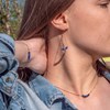 Collier, bracelet et boucles d'oreilles Piana en pierres Lapis-lazuli - vue V3