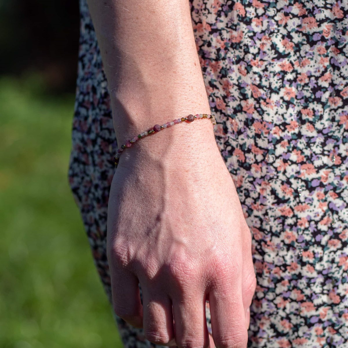 Collier et bracelet Paloma en pierres Tourmaline - vue 4