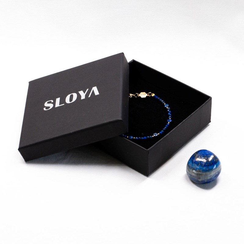 Collier et bracelet Paloma en pierres Lapis-lazuli - vue 5
