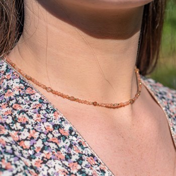 Collier et bracelet Paloma en pierres de Soleil