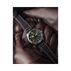 Montre homme japonais meca-quartz chronographe AVI-8 - Bracelet cuir véritable de vachette - Date - vue V3