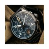 Montre homme japonais meca-quartz chronographe AVI-8 - Bracelet cuir véritable de vachette - Date - vue V3