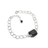 Bracelet Tourmaline Noire Argent 925 - vue V1