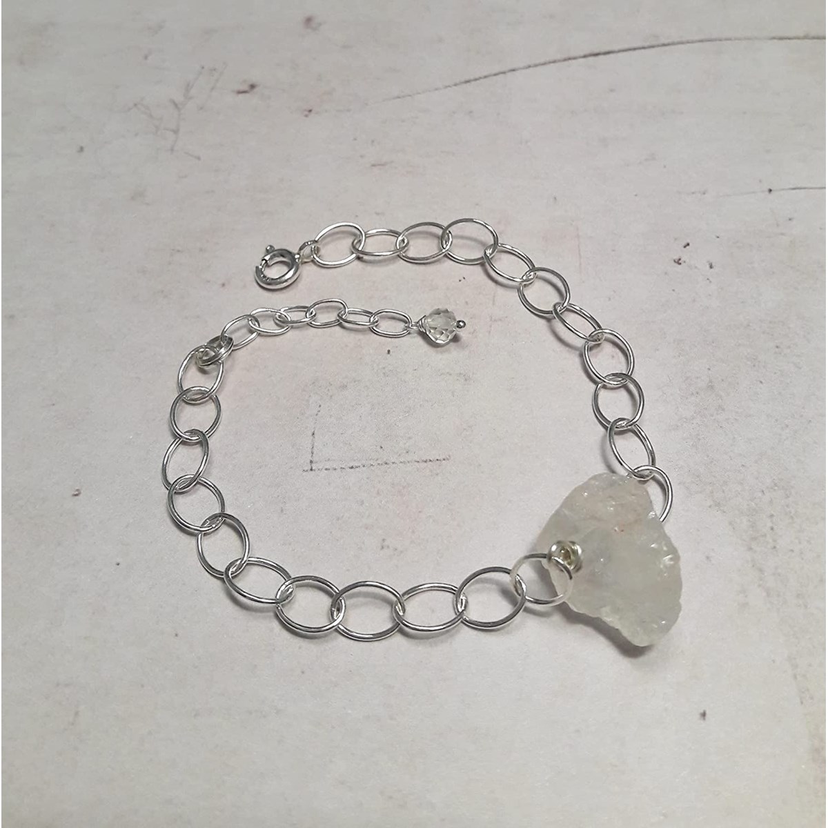 Bracelet Cristal De Roche Argent 925 - vue 2