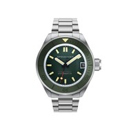 Montre homme automatique japonais Spinnaker - Bracelet acier inoxydable - 3 aiguilles avec date, lunette tournante