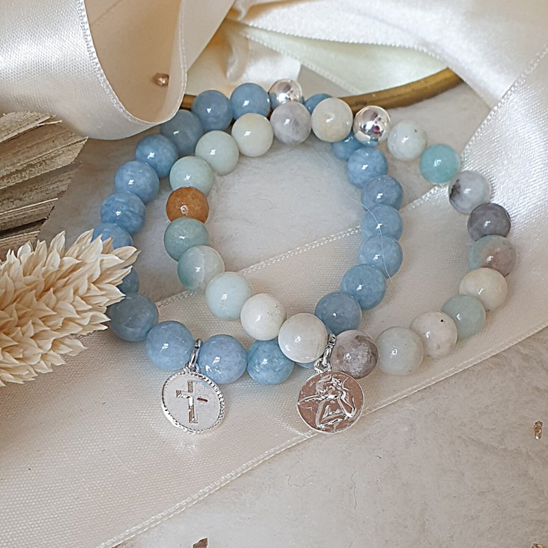 Bracelet aigue marine Serenity - vue 4