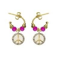 Boucles d'oreilles Hipanema Hayley white
