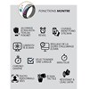 Montre connectée bracelet silicone SMARTY ARENA - vue V4