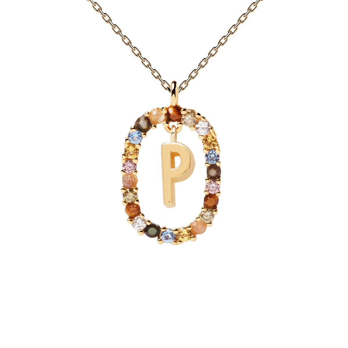 Collier PDPaola Lettre P plaqué or
Collection NEW LETTERS
