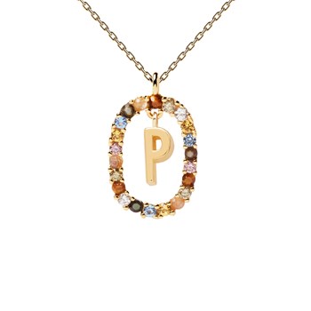 Collier PDPaola Lettre P plaqué or
Collection NEW LETTERS