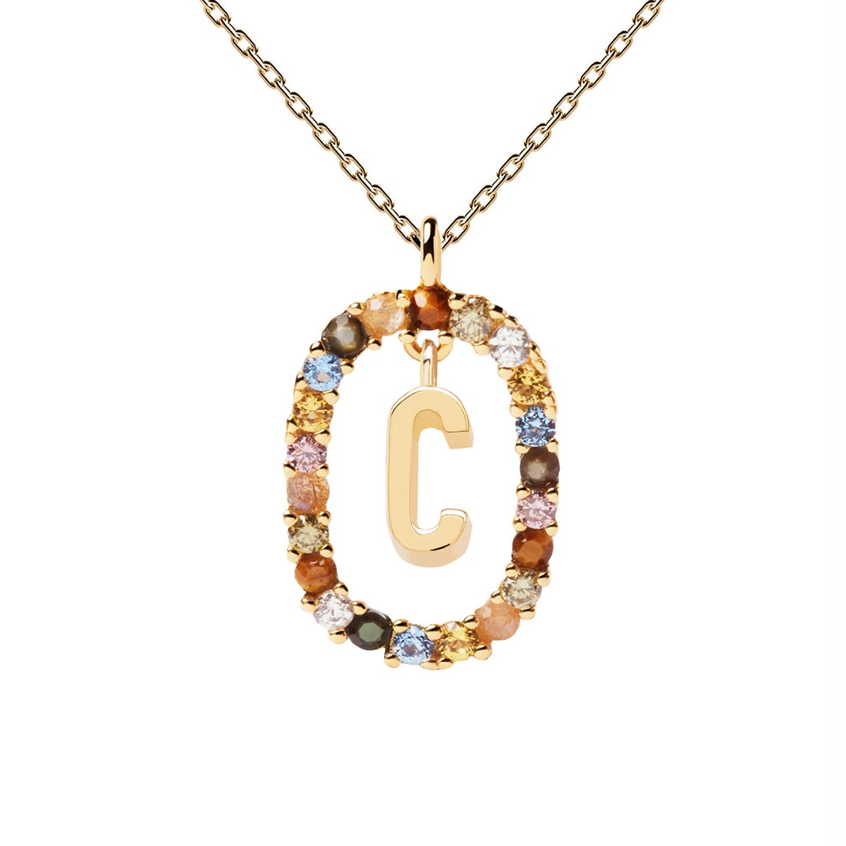 Collier PDPaola Lettre C Collection New Letters