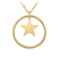 Collier étoile SC Bohème en acier inoxydable
