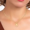 Collier étoile SC Bohème en acier inoxydable - vue V2