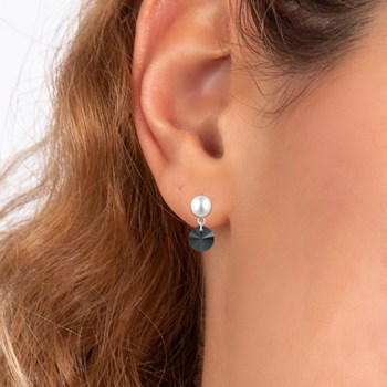 Boucles d'oreilles SC Crystal ornées de Cristaux scintillants