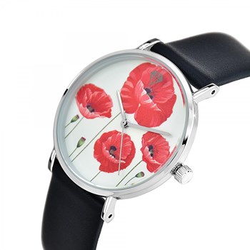Montre Aicha coquelicot SC Crystal
