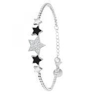 Bracelet étoiles SC Crystal orné de Cristaux scintillants