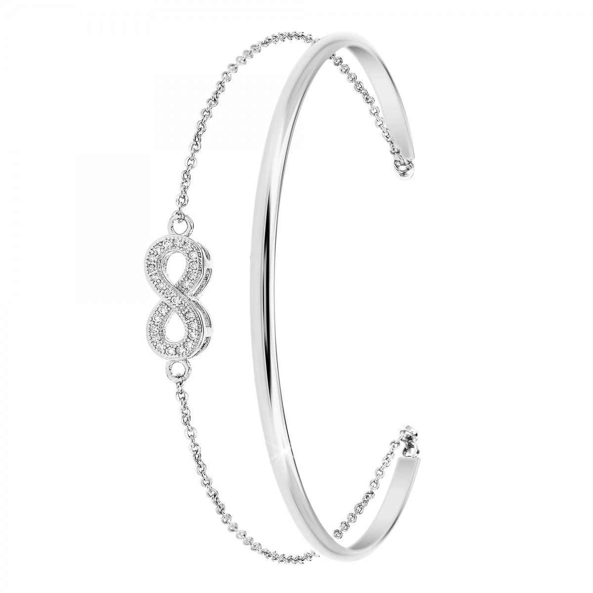 Bracelet infini SC Crystal