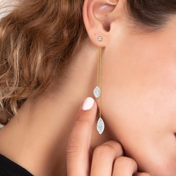 Boucles d'oreilles SC Bohème ornées de Cristaux scintillants