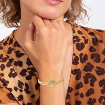 Bracelet arbre de vie en acier inoxydable par SC Bohème